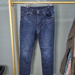 Levi's Dark Blue Slim Straight Jeans